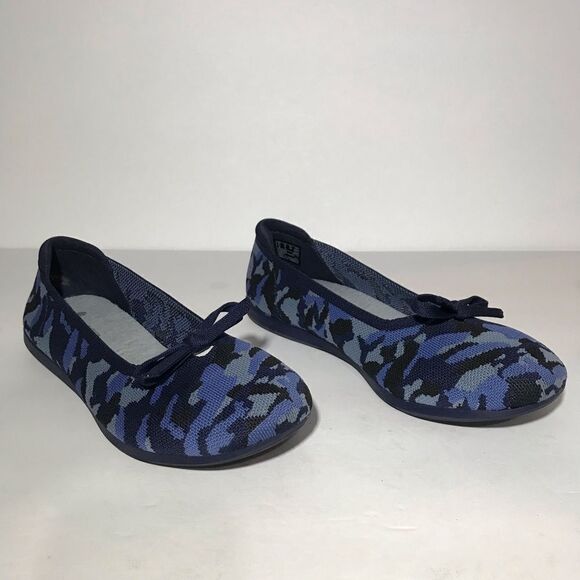 Clarks Cloudsteppers Carly Hope Washable Knit Bow Flats - Picture 4 of 7